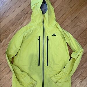 Men's Yellow Hooded Jacket